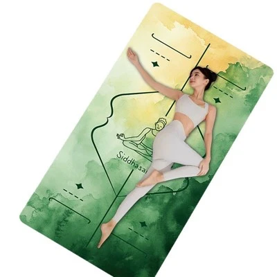 Tapis de yoga de ligne d'alignement