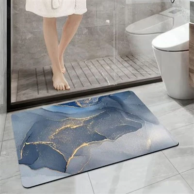 Tapis de bain de boue de diatomée