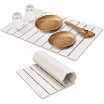 Tapis de séchage de vaisselle pliable